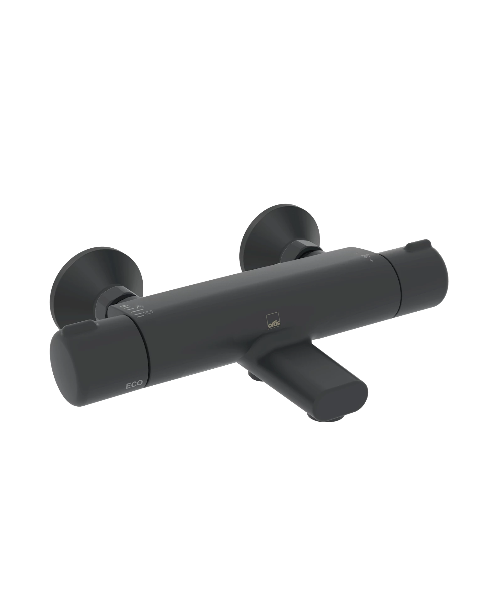 NRF4202539 - Oras Nova Eco 7462G-33 badekarbatteri, sort matt - 